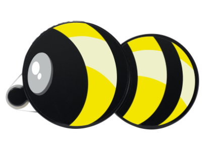 The translation of "HERMA Klebebiene" into Italian is "HERMA Ape adesiva.