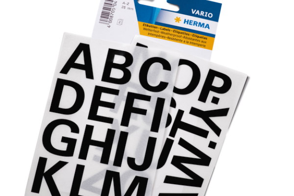 Lettere adesive