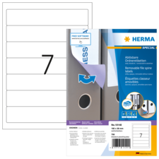 HERMA SPECIAL A4 Etichette per raccoglitori staccabili