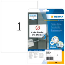 HERMA SPECIAL A4 Etichetti staccabili