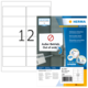 Ablösbare Etiketten mit der Aufschrift "Außer Betrieb" und "Out of order", verpackt von Herma, mit 12 Etiketten pro Bogen.