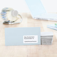 Etichetta indirizzo lunga su busta