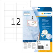 HERMA SPECIAL A4 Cartoncini con il nome da inserire
