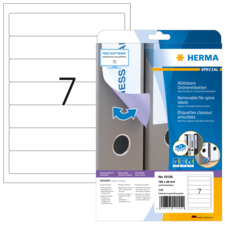 HERMA SPECIAL A4 Etichette per raccoglitori staccabili