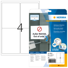 HERMA SPECIAL A4 Etichetti staccabili