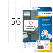 HERMA SPECIAL A4 Etichetti staccabili