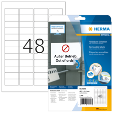 HERMA SPECIAL A4 Etichetti staccabili