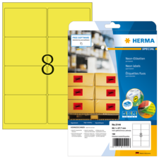 HERMA SPECIAL A4 Etichette in colori neon