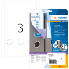HERMA SPECIAL A4 Etichette per raccoglitori staccabili