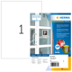 Wetterfeste Etikettenpackung von Herma mit der Aufschrift "FREE SOFTWARE" und der Artikelnummer 10775. Enthält 80 Etiketten.