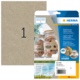 Etiketten aus Silphie-Papier, verpackt in einer Blisterverpackung. Enthält 20 Etiketten für verschiedene Anwendungen.