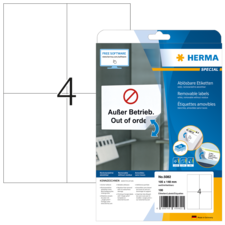 HERMA SPECIAL A4 Etichetti staccabili