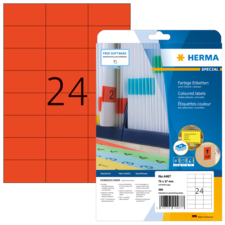 HERMA SPECIAL A4 Etichette colorate