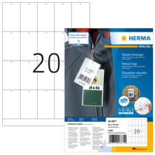 HERMA SPECIAL A4 Cartellini robusti da appendere