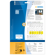 Rückseite einer Verpackung mit Anweisungen, QR-Code und Informationen zu HERMA Produkten sowie einem Hinweis auf kostenlose Software.