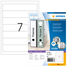HERMA SPECIAL A4 Etichette per raccoglitori