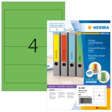HERMA SPECIAL A4 Etichette per raccoglitori