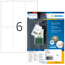 HERMA SPECIAL A4 Cartellini robusti da appendere