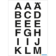 Schwarze Buchstaben des deutschen Alphabets, einschließlich Umlaute, auf weißem Hintergrund angeordnet.