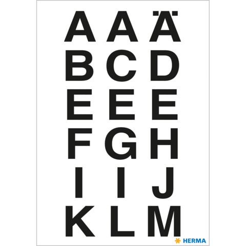 Schwarze Buchstaben des deutschen Alphabets, einschließlich Umlaute, auf weißem Hintergrund angeordnet.