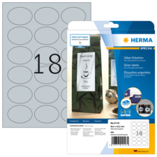 HERMA SPECIAL A4 Etichette per film color argento