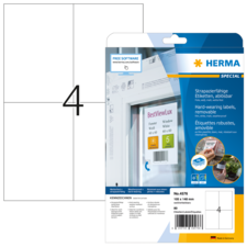 HERMA SPECIAL A4 Etichette impermeabili in fogli bianco