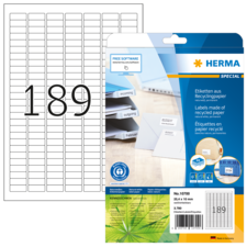 HERMA SPECIAL A4 Etichette in carta riciclata